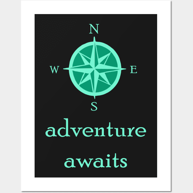 Adventure Awaits Wall Art by ckrickett